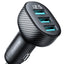 Automobilinis įkroviklis Joyroom JR-CCD03 3xUSB-A 17W juodas