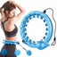 Masažuojantis gimnastikos lankas Smart Hula Hoop HHP002 mėlynas