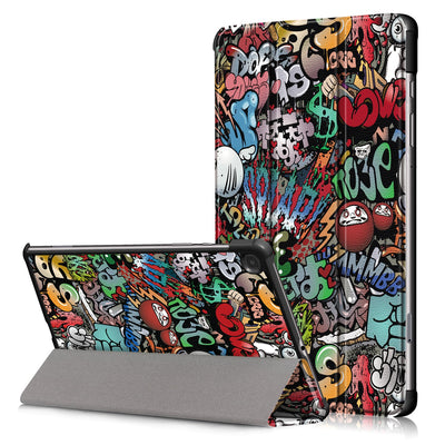 Dėklas Smart Leather Samsung X210/X215/X216 Tab A9 Plus 11.0 graffiti