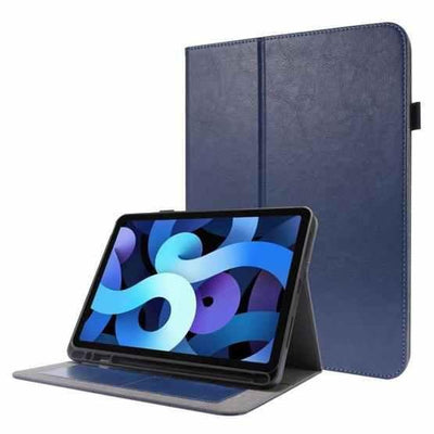 Dėklas Folding Leather Samsung X110/X115 Tab A9 8.7 tamsiai mėlynas