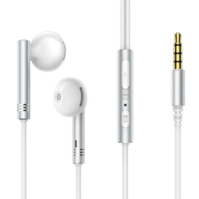 Ausinės Joyroom JR-EW06 3.5mm sidabrinės