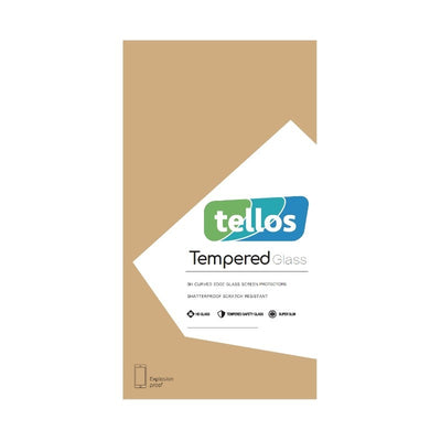 LCD apsauginis stikliukas 2.5D Tellos Xiaomi Redmi 13C/Poco C65/Poco M6 5G juodas