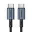 USB kabelis Choetech XCC-1015 USB-C to USB-C PD60W 2.0m juodas