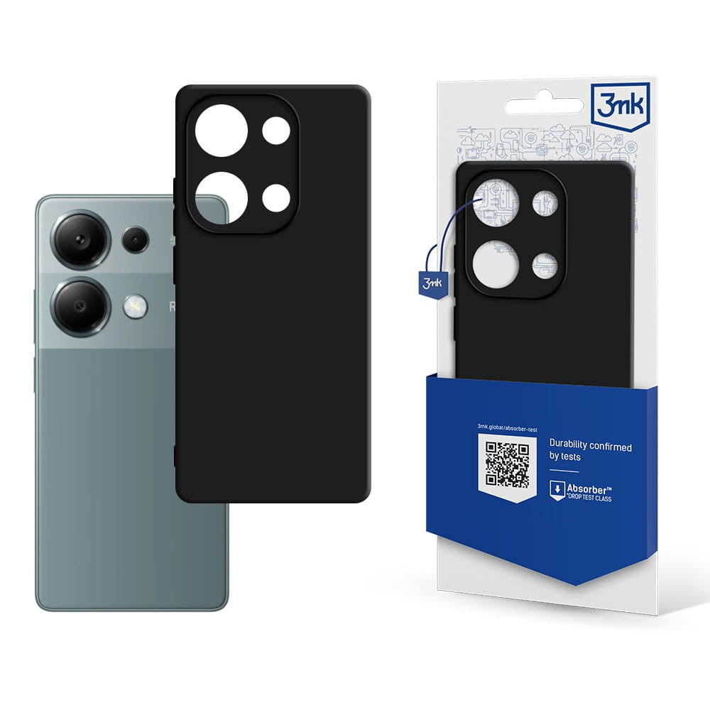 Dėklas 3mk Matt Case Xiaomi Redmi Note 13 Pro 4G juodas