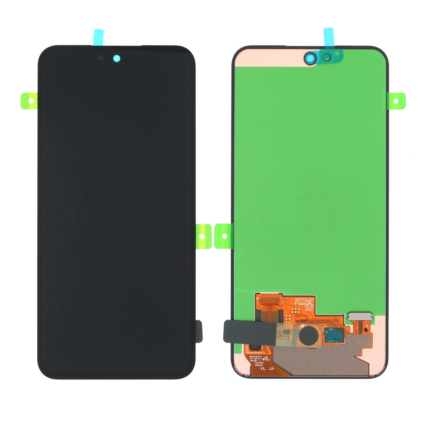 Ekranas Samsung A356 A35 5G su lietimui jautriu stikliuku originalus (NO FRAME service pack)