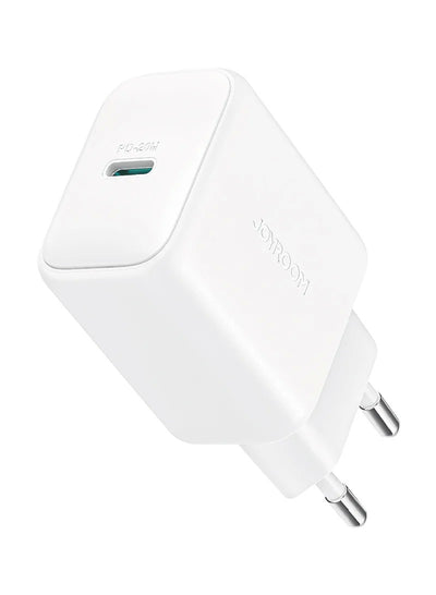 Įkroviklis Joyroom JR-TCF20 USB-C PD20W + USB-C to Lightning cable 1.0m baltas