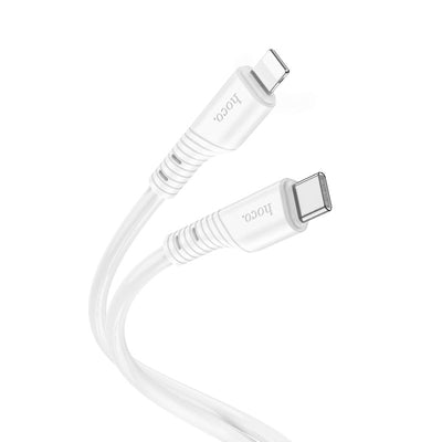 USB kabelis Hoco X97 USB-C to Lightning 1.0m baltas