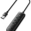 USB šakotuvas Ugreen CM416 USB-A 3.0 to 4xUSB-A 3.0 (10915) juodas