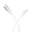 USB kabelis Borofone BX19 USB-A to Lightning 1.0m baltas
