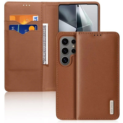 Dėklas Dux Ducis Hivo skirtas Samsung S938 S25 Ultra rudas