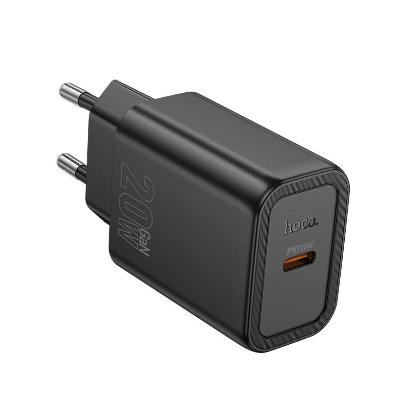Įkroviklis Hoco N60 20W GaN USB-C juodas