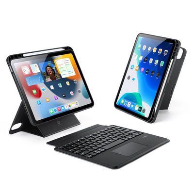 Dėklas su klaviatūra Dux Ducis DK Apple iPad 10.9 2022/iPad 11 2025 juodas