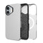 Dėklas Perfectionists Triangle Mag Case Apple iPhone 16 sidabrinis