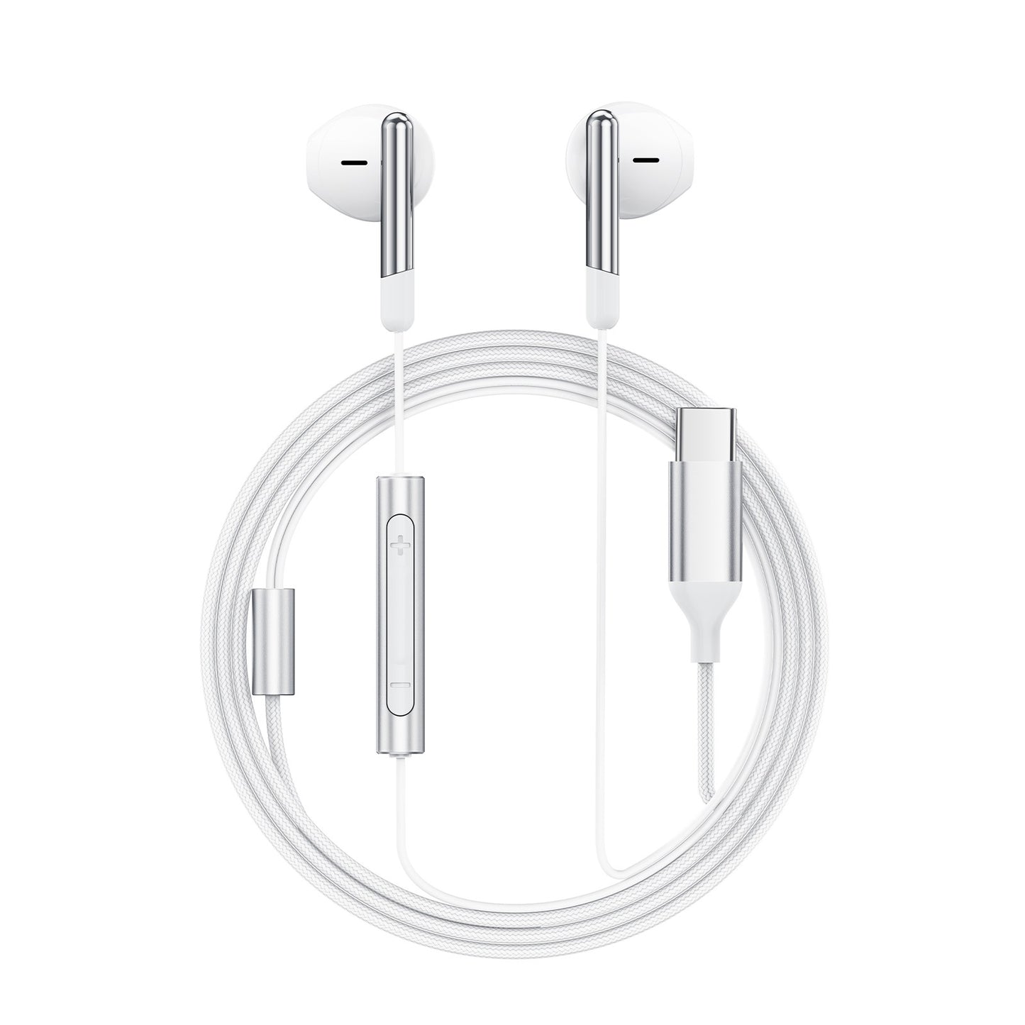 Ausinės Acefast L3 USB-C baltos