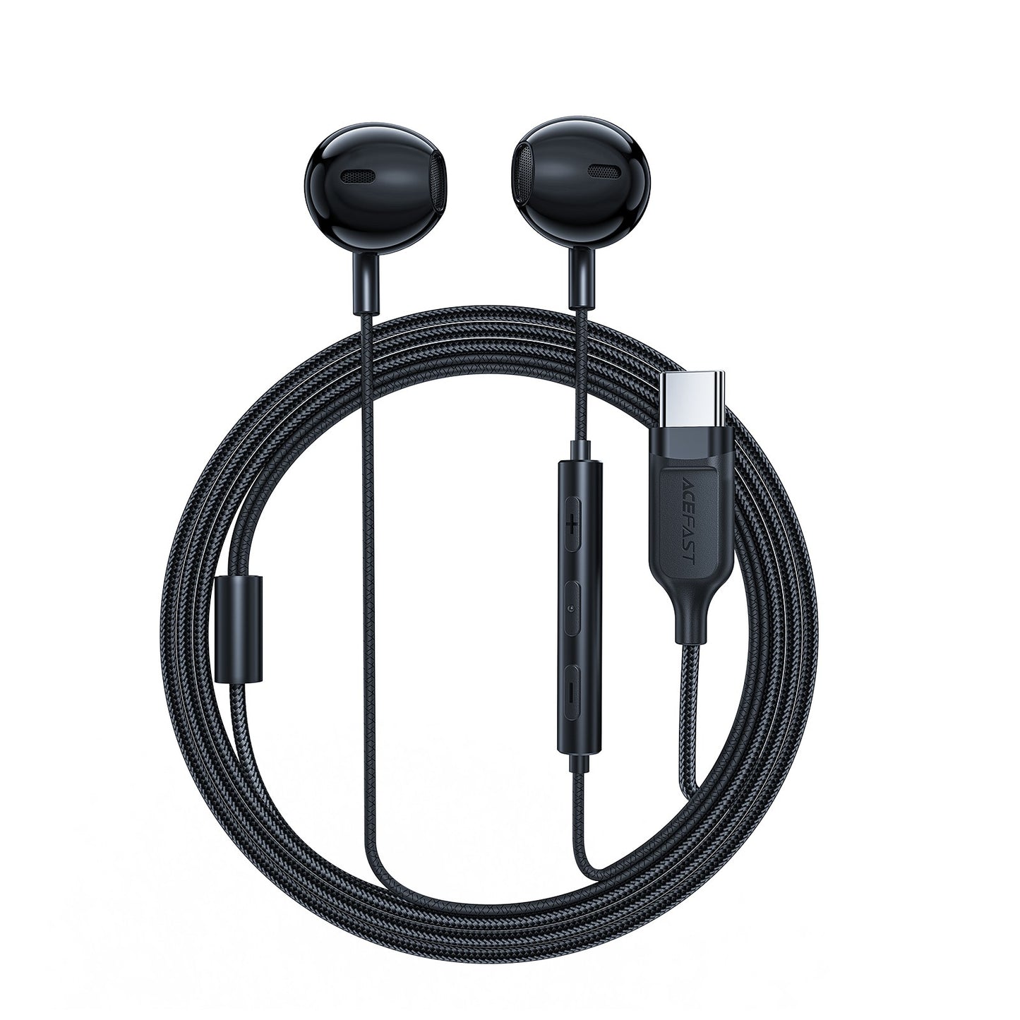 Ausinės Acefast L2 USB-C juodos