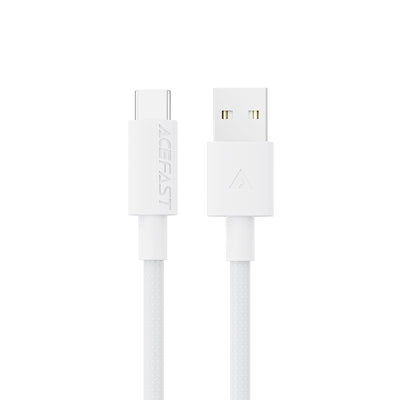 USB kabelis Acefast C18-04 USB-A to USB-C 1.2m baltas