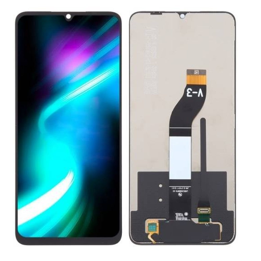 Ekranas Xiaomi Redmi 14C/Redmi A4/Poco C75 su lietimui jautriu stikliuku juodas ORG
