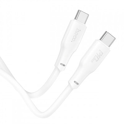 USB kabelis Hoco X93 240W USB-C to USB-C 2.0m baltas