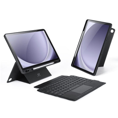 Dėklas su klaviatūra Dux Ducis DK Samsung X210/X215/X216 Tab A9 Plus 11.0 juodas