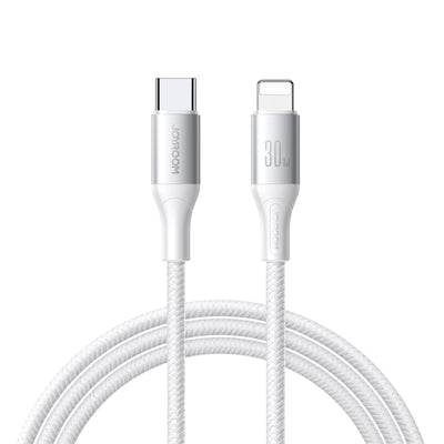 USB kabelis Joyroom S-A28 USB-C to Lightning 30W 1.0m baltas