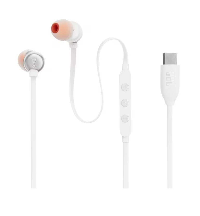 Ausinės JBL Tune 310C USB-C baltos