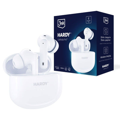 Belaidės ausinės 3mk HARDY LifePods Pro baltos
