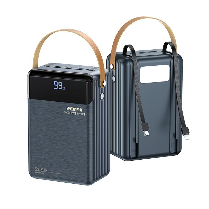 Išorinė baterija Power Bank Remax RPP-566 22.5W 80000mAh pilka