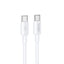 USB kabelis Remax RC-C021 USB-C to USB-C 30W 1.0m baltas