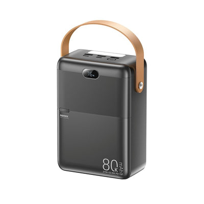 Išorinė baterija Power Bank Remax RPP-118 22.5W 80000mAh juoda
