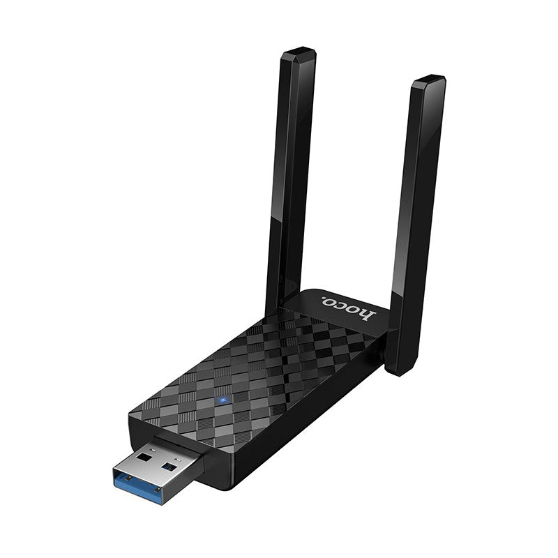 USB Wi-Fi adapteris Hoco HI34 Wi-Fi6 juodas