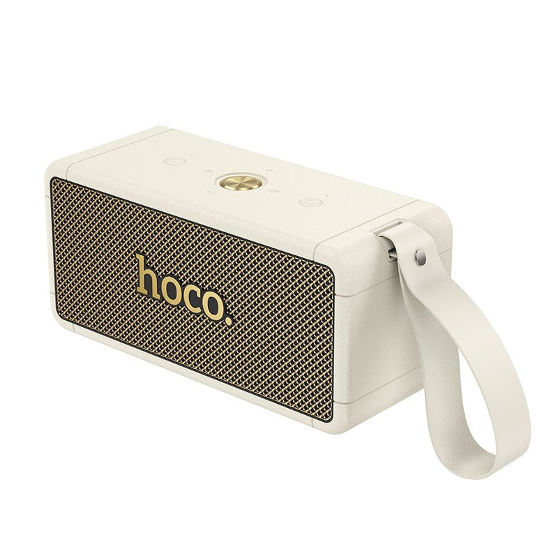 Bluetooth nešiojamas garsiakalbis Hoco HT1 Max baltas