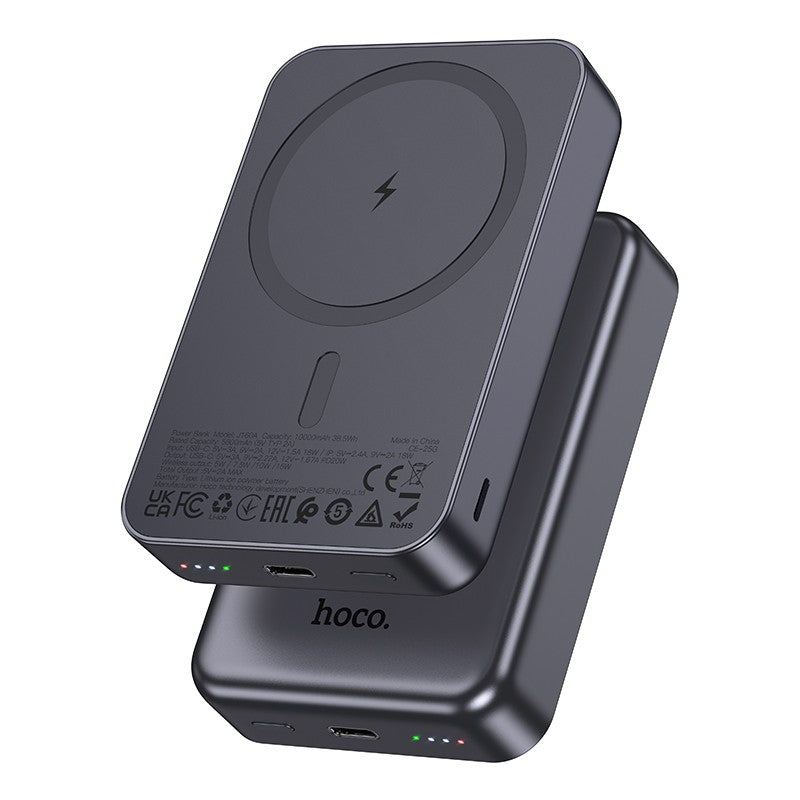 Išorinė baterija Power Bank Hoco J160A PD20W MagSafe 10000mAh juoda