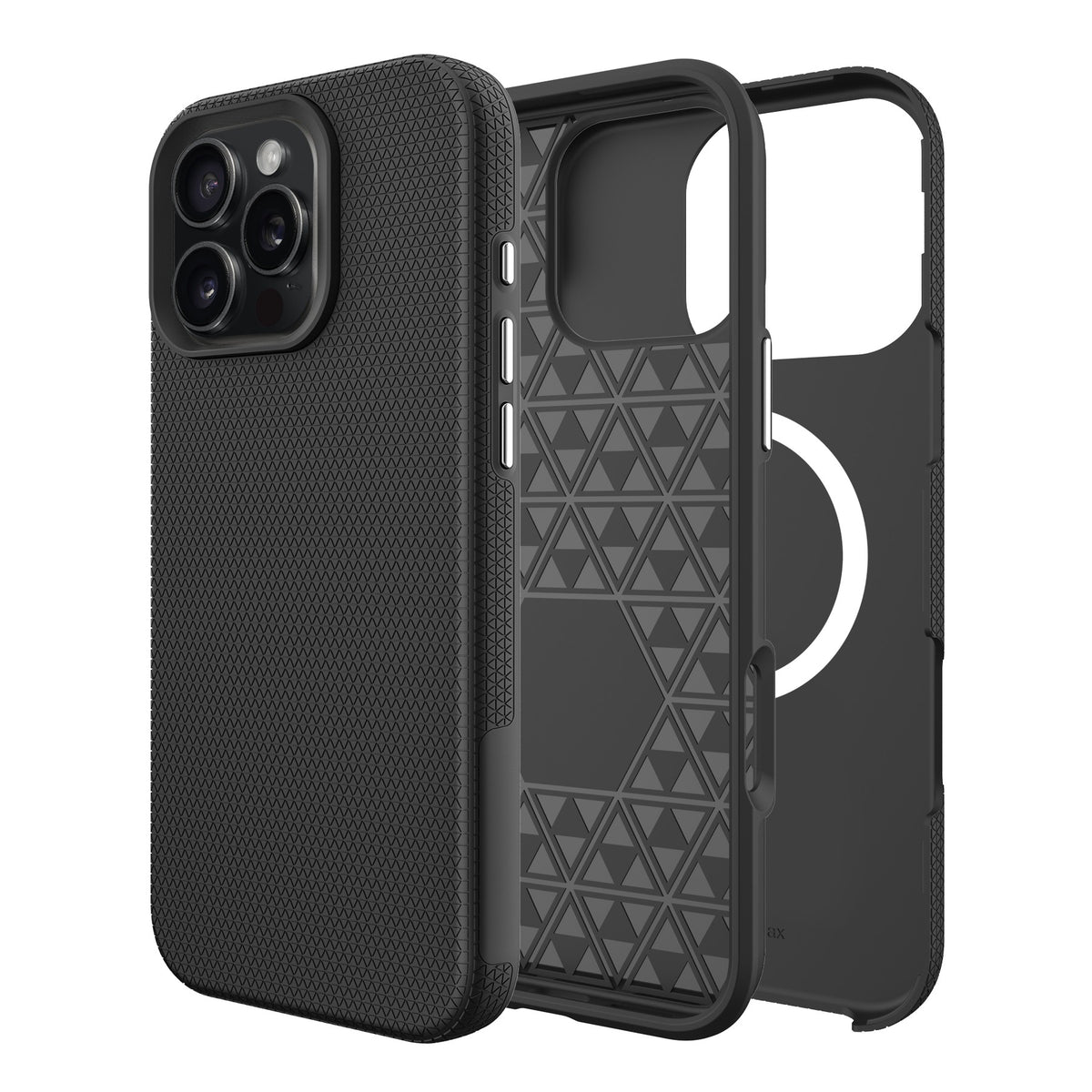 Dėklas Perfectionists Triangle Mag Case Apple iPhone 17 juodas