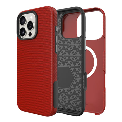 Dėklas Perfectionists Triangle Mag Case Apple iPhone Air raudonas