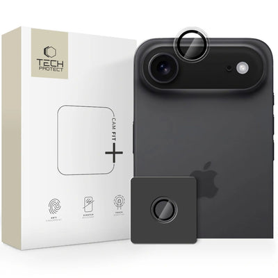 Apsauginis stikliukas kamerai Tech-Protect CamRing Fit+ Apple iPhone Air skaidrus