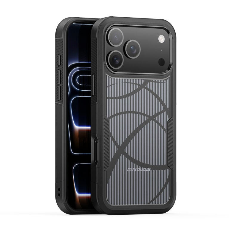 Dėklas Dux Ducis Shld Apple iPhone 17 Pro Max/18 Pro Max juodas (Rhythm Pattern)