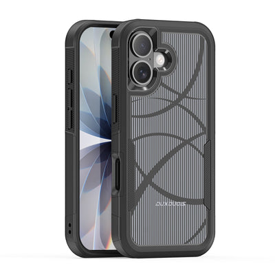 Dėklas Dux Ducis Shld Apple iPhone 17 juodas (Rhythm Pattern)
