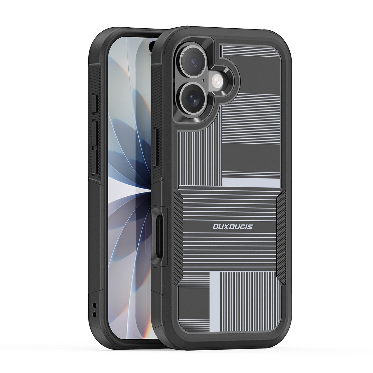 Dėklas Dux Ducis Shld Apple iPhone 17 juodas (Umbra Pattern)