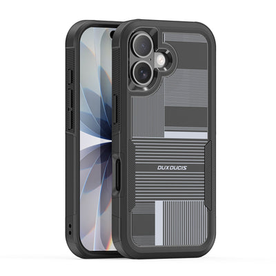 Dėklas Dux Ducis Shld Apple iPhone 17 juodas (Umbra Pattern)