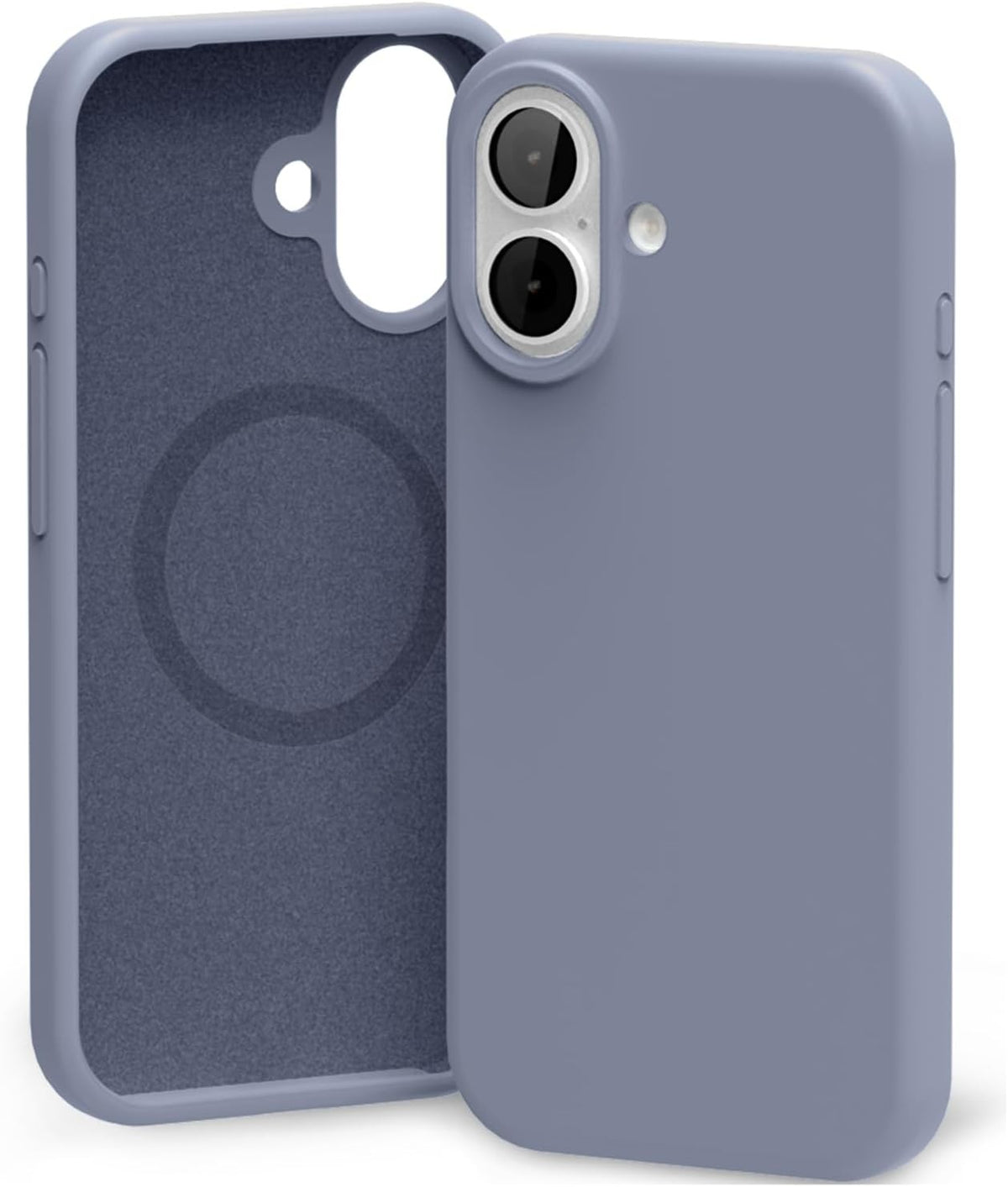 Dėklas Mercury Pure Magsafe Silicon Case Apple iPhone 17 levandos pilka