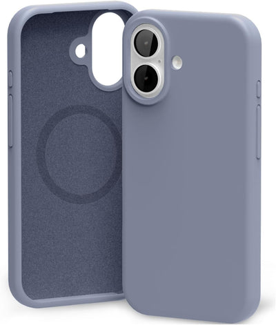 Dėklas Mercury Pure Magsafe Silicon Case Apple iPhone 17 levandos pilka