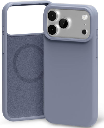 Dėklas Mercury Pure Magsafe Silicon Case Apple iPhone 17 Pro Max/18 Pro Max levandos pilka