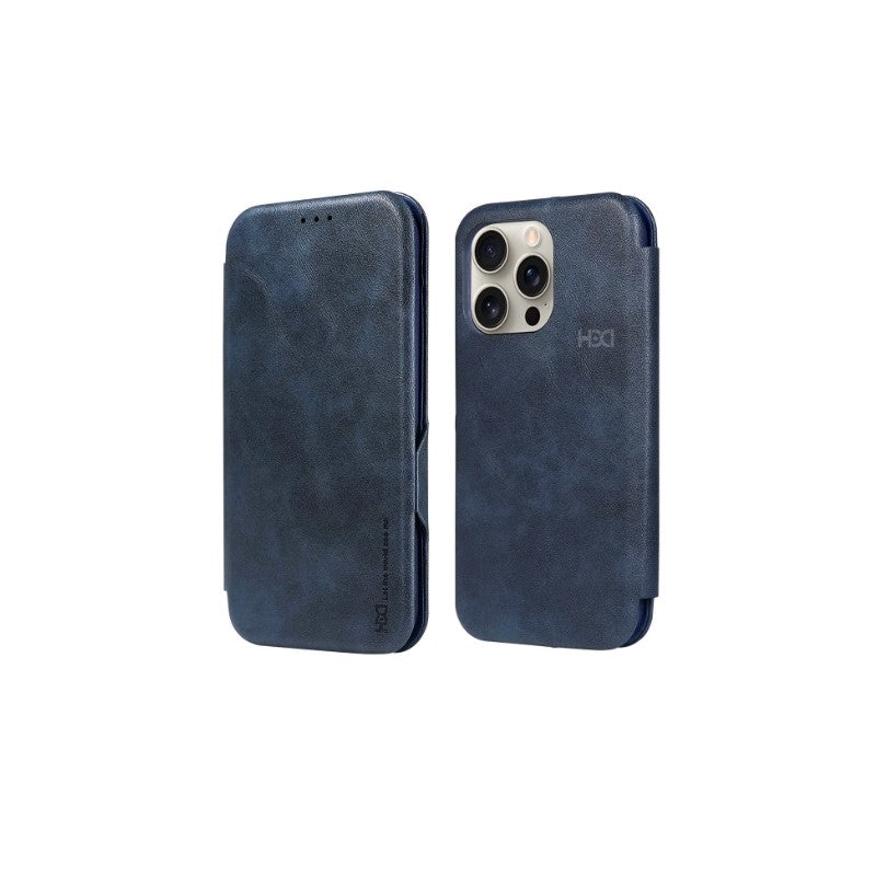 Dėklas HDD Classic Wallet Case Apple iPhone 12/12 Pro mėlynas