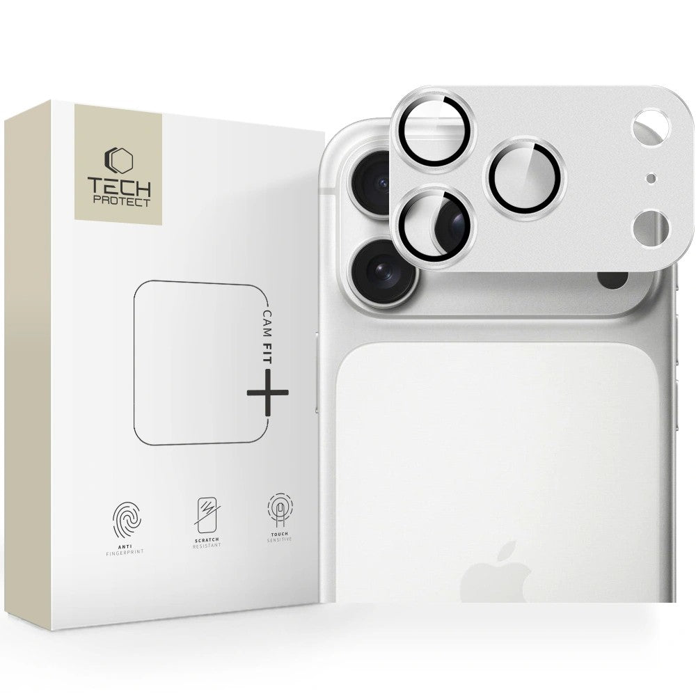 Kameros apsauga Tech-Protect CamFull Fit+ Apple iPhone 17 Pro Silver