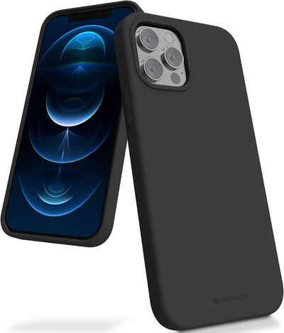 Dėklas Mercury Silicone Case Samsung A175 A17 4G/A176 A17 5G/A185 A18 4G/A186 A18 5G juodas