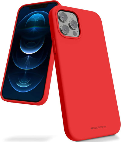 Dėklas Mercury Silicone Case Samsung A175 A17 4G/A176 A17 5G/A185 A18 4G/A186 A18 5G raudonas