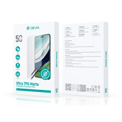 Plėvelių rinkinys karpymo mechanizmui Devia Ultra Intelligent TPU Matte 50vnt.