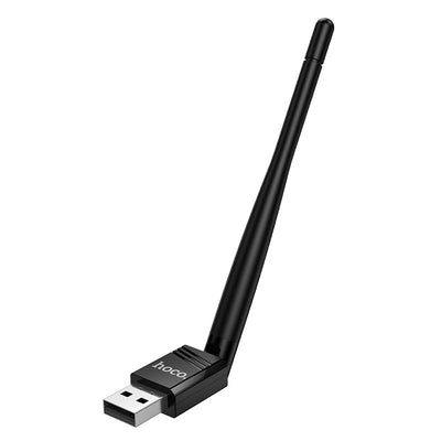 USB Wi-Fi adapteris Hoco HI37 Wi-Fi4 juodas