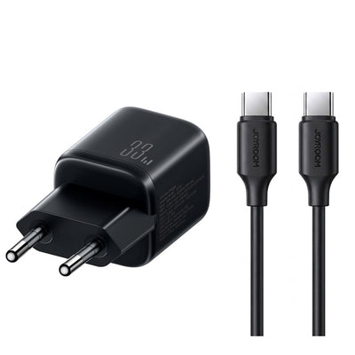 Įkroviklis Joyroom JR-TG7 33W USB-C/USB-A + USB-C to USB-C 60W 1.0m cable juodas