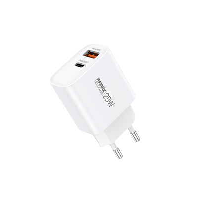 Įkroviklis Remax RP-U120 20W USB-C/USB-A baltas